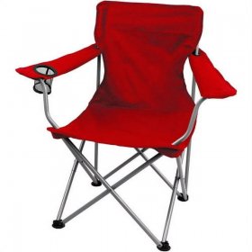 Ozark Trail Deluxe Arm Chair, Red Star Red