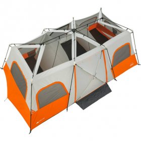 Ozark Trail 12 Person Instant Cabin Tent with Integrated LED Lights, 3 Rooms, 47.87 lbs