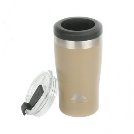 Ozark Trail 4-in-1 Vacuum Can Cooler, 12 oz, Brown