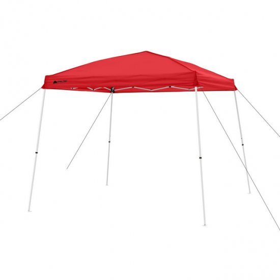 Ozark Trail 10\' x 10\' Simple Push Slant Leg Canopy (100 Sq. ft.)