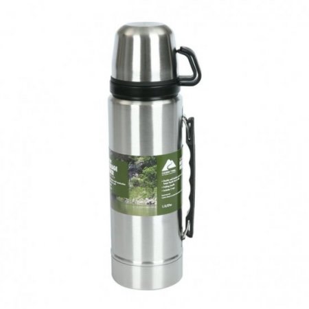 Ozark Trail 1.1 Liter (37.1954 fl oz) Double Wall Thermos Set with Cup