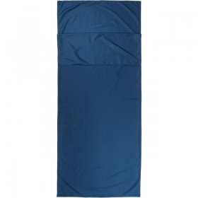 Ozark Trail Breathable Polyester Camping Sleeping Bag Liner Sheet, Dark Blue (78" L x 33.5" W)