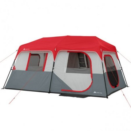 Ozark Trail 13' x 9' 8-Person Instant Cabin Tent with LED Lights, 36.9274 lbs