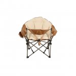 Ozark Trail Club Chair with Footrest, Beige