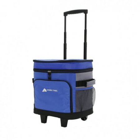 Ozark Trail Rolling 42 cans Soft-Sided Cooler, Blue