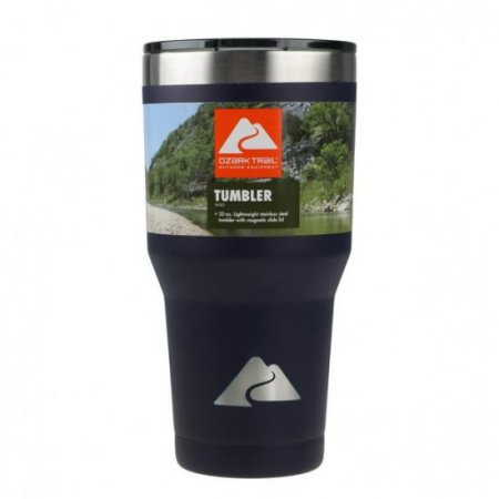 Ozark Trail 32 oz Vacuum Insulated Stainless Steel Tumbler-Black